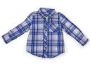オールドネイビー OLDNAVY シャツ・ブラウス 90 男の子 青、チェック 子供服 ベビー服 キッズ アウトレット ユーズド 【中古】キッズ・ベビー・マタニ...
