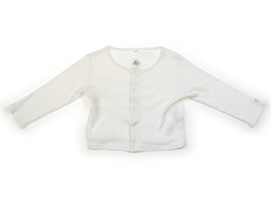 プチバトー PETIT BATEAU カーディガン 80 女の子 アイボリー 子供服 ベビー服 キッズ アウトレット ユーズド 【中古】キッズ・ベビー・マタニティ