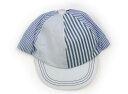 ラグマート Rag Mart 帽子 Hat/Cap 男の子 白、青ストライプ 子供服 ベビー服 キッズ アウトレット ユーズド 【中古】キッズ・ベビー・マタニテ...