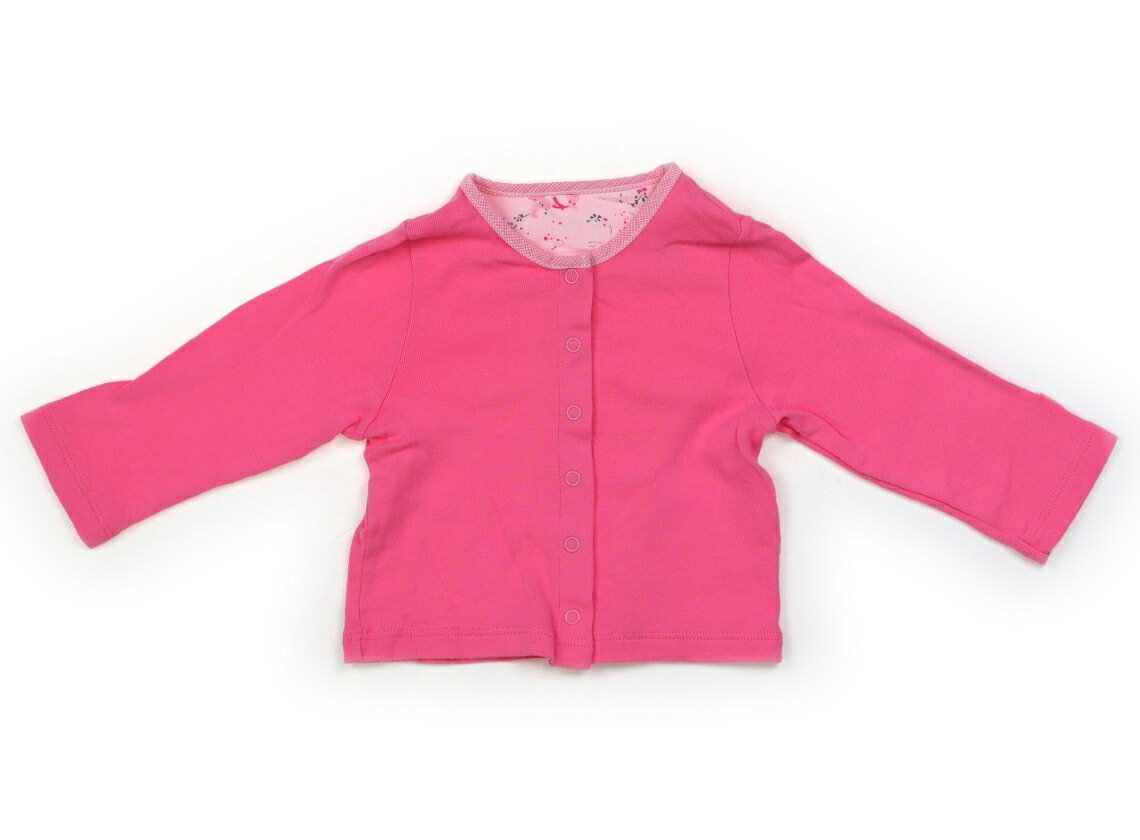 プチバトー PETIT BATEAU カーディガン 60 女の子 ピンク 子供服 ベビー服 キッズ アウトレット ユーズド 【中古】キッズ・ベビー・マタニティ