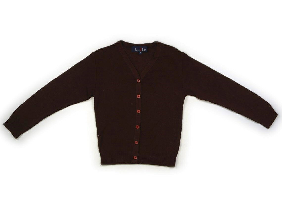 イーストボーイ EASTBOY カーディガン 110 女の子 ブラウン 子供服 ベビー服 キッズ アウトレット ユーズド 【中古】キッズ・ベビー・マタニティ