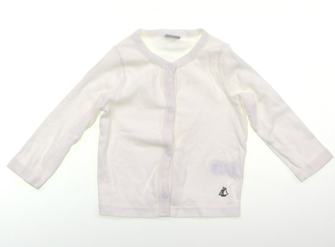 プチバトー PETIT BATEAU カーディガン 70 女の子 ホワイト 子供服 ベビー服 キッズ アウトレット ユー..