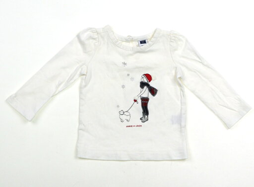 ジャニー&ジャック Janie & Jack Tシャツ・カットソー 60 女の子 白 子供服 ベビー服 キッズ アウトレット ユーズド 【中古】キッズ・ベビー・マタニティ ジャニー&ジャック Janie & Jack Tシャツ・カットソー 60 女の子 白 子供服 ベビー服 キッズ アウトレット ユーズド 【中古】キッズ・ベビー・マタニティ