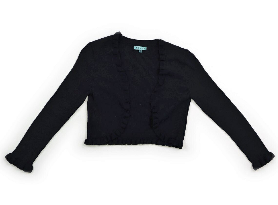 Rakuten - トッカ Tocca カーディガン 100 女の子 ネイビー 子供服 ベビー服 キッズ アウトレット ユーズド 【中古】キッズ・ベビー・マタニティ