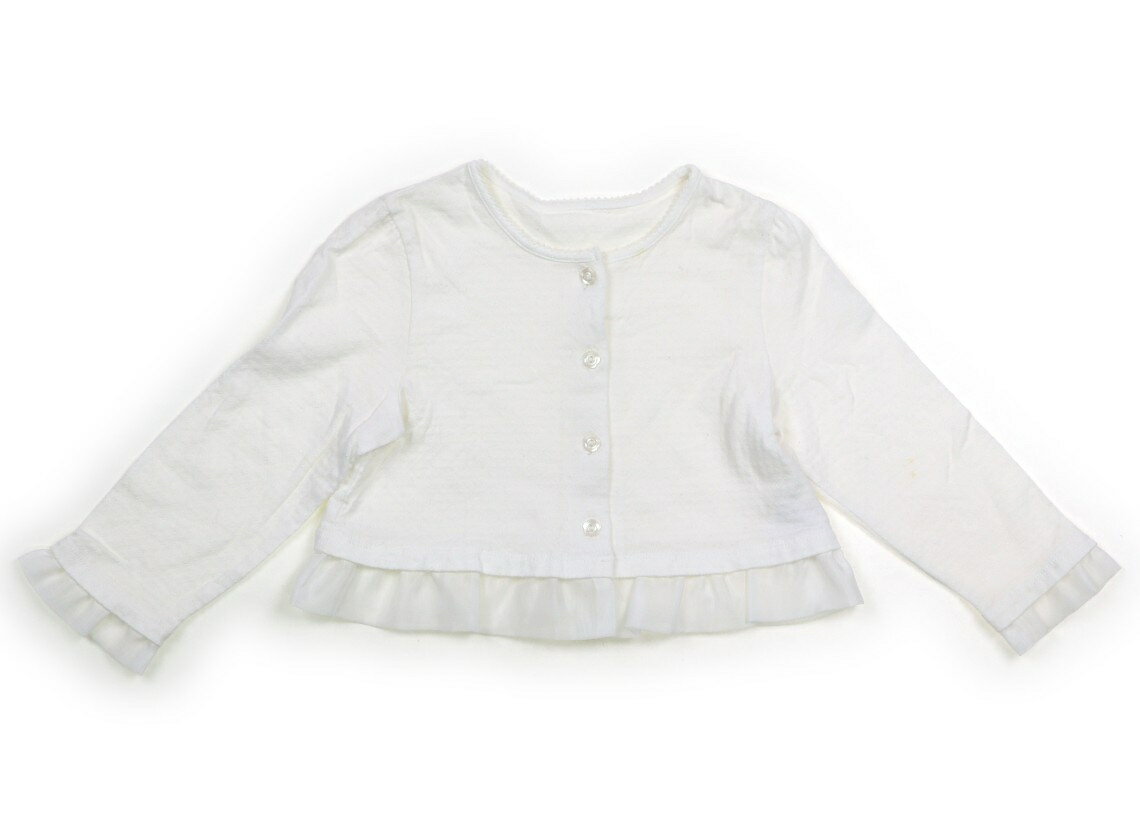 コムサフォセット COMME CA FOSSETTE カーディガン 100 女の子 ホワイト 子供服 ベビー服 キッズ アウトレット ユーズド 【中古】キッズ・ベビー・マタニティ