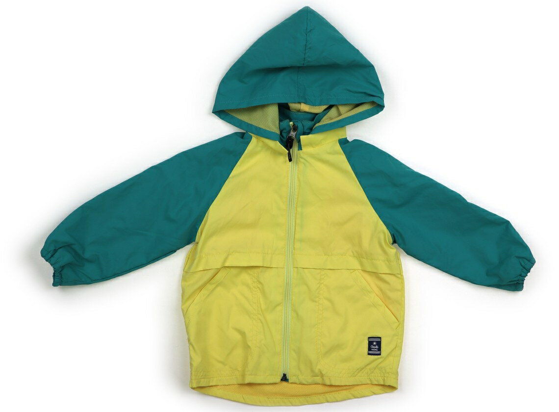 コンビミニ Combimini ブルゾン・Gジャン 90 男の子 エメラルドグリーン、黄色 子供服 ベビー服 キッズ アウトレット ユーズド 【中古】キッズ・ベ...