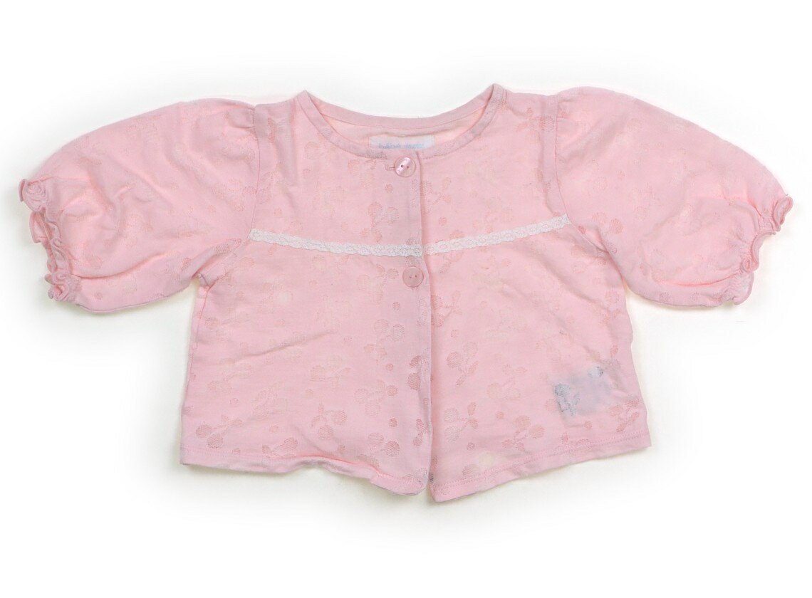 べべ BeBe カーディガン 80 女の子 ぺールピンク サクランボ柄 子供服 ベビー服 キッズ アウトレット ユーズド 【中古】キッズ・ベビー・マタニティ