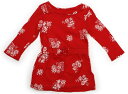 オールドネイビー OLDNAVY チュニック 80 女の子 赤系、花柄 子供服 ベビー服 キッズ アウトレット ユーズド 【中古】キッズ・ベビー・マタニティ