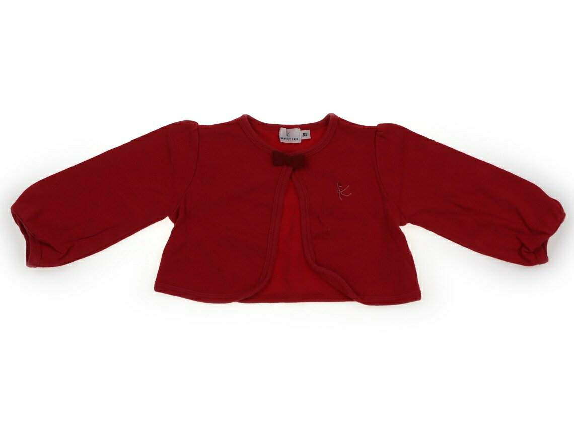組曲 Kumikyoku カーディガン 70 女の子 赤 子供服 ベビー服 キッズ アウトレット ユーズド 【中古】キッズ・ベビー・マタニティ