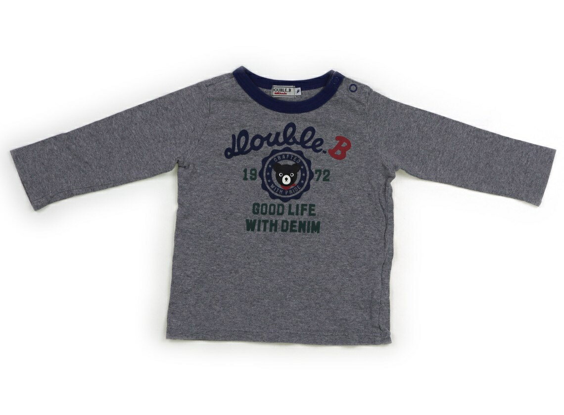 　ブランド 　Double B(ダブルB) 　カテゴリー 　Tシャツ・カットソー 　サイズ 　70サイズ 　色 　グレー 　状態 　★★ 　記名 　あり（タグ） 　ジャンル 　Boy 実際のサイズ表記はFREE70-80cm。全体に毛玉が見...