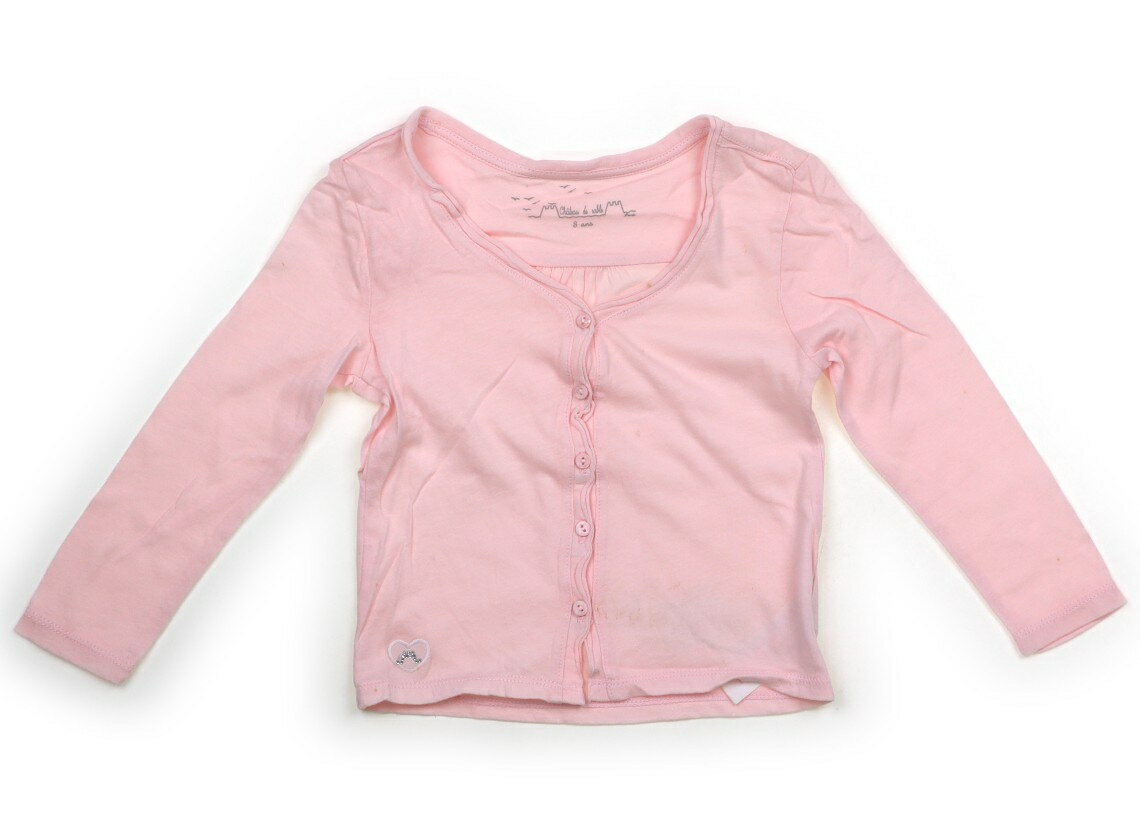 シャトードサーブル Chateau de Sable カーディガン 95 女の子 ピンク 子供服 ベビー服 キッズ アウトレット ユーズド 【中古】キッズ・ベビー・マタニティ