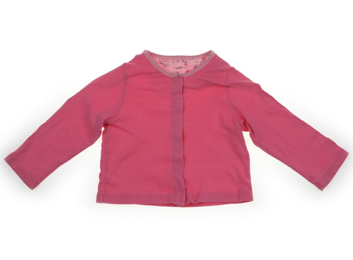 プチバトー PETIT BATEAU カーディガン 70 女の子 ピンク 子供服 ベビー服 キッズ アウトレット ユーズド 【中古】キッズ・ベビー・マタニティ