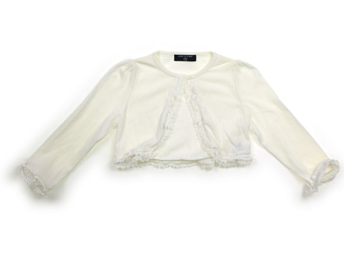 コムサデモード COMME CA DU MODE カーディガン 110 女の子 ホワイト 子供服 ベビー服 キッズ アウトレット ユーズド 【中古】キッズ・ベビー・マタニティ