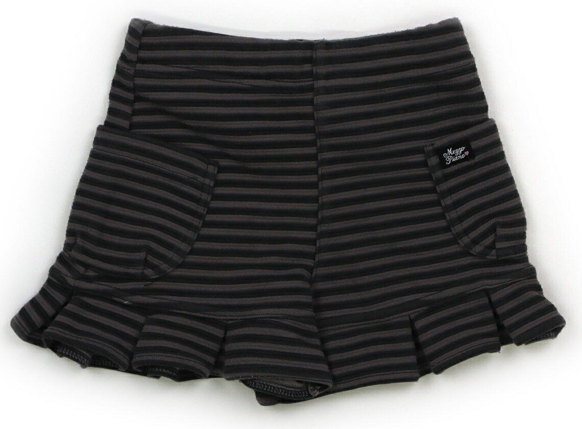 メゾピアノ mezzo piano ショートパンツ 110 女の子 グレー、チャコールグレー 子供服 ベビー服 キッズ..