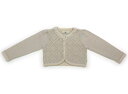 組曲 Kumikyoku カーディガン 110 女の子 クリーム 子供服 ベビー服 キッズ アウトレット ユーズド 【中古】キッズ・ベビー・マタニティ