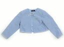 ポンポネット pom ponette ジャケット・ブレザー 110 女の子 水色 子供服 ベビー服 キッズ アウトレット ユーズド 【中古】キッズ・ベビー・マタ...