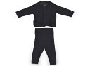 プチバトー PETIT BATEAU 上下セット 60 男の子 チャコール 子供服 ベビー服 キッズ アウトレット ユーズド 【中古】キッズ・ベビー・マタニティ