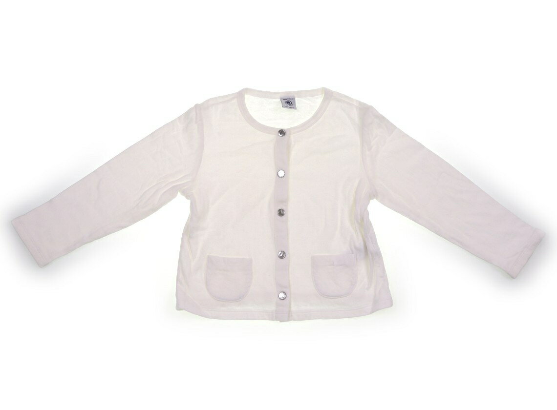プチバトー PETIT BATEAU カーディガン 110 女の子 白 子供服 ベビー服 キッズ アウトレット ユーズド 【中古】キッズ・ベビー・マタニティ