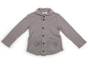 ノイユ Noeil カーディガン 120 女の子 グレー 子供服 ベビー服 キッズ アウトレット ユーズド 【中古】キッズ・ベビー・マタニティ