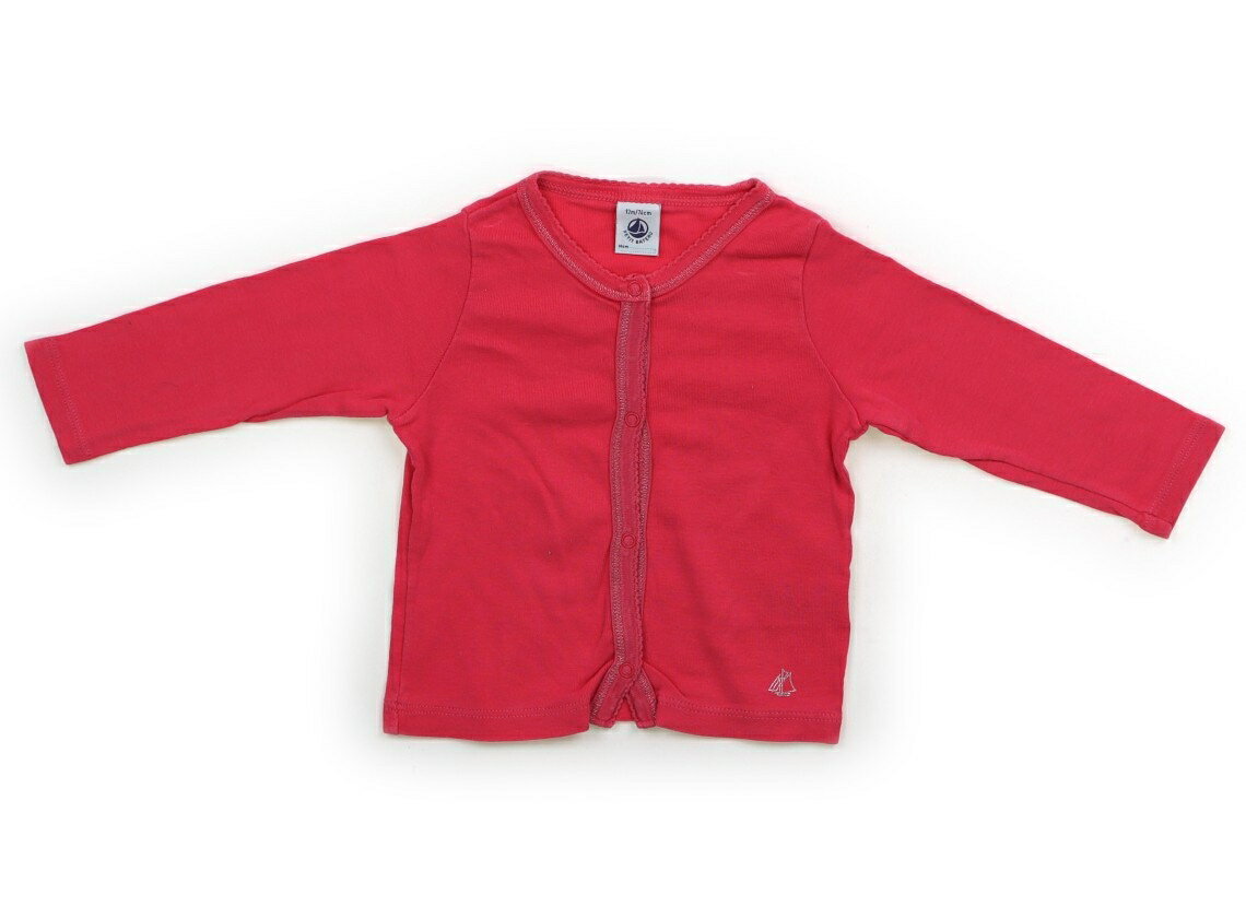 プチバトー PETIT BATEAU カーディガン 70 女の子 ピンク 子供服 ベビー服 キッズ アウトレット ユーズド 【中古】キッズ・ベビー・マタニティ