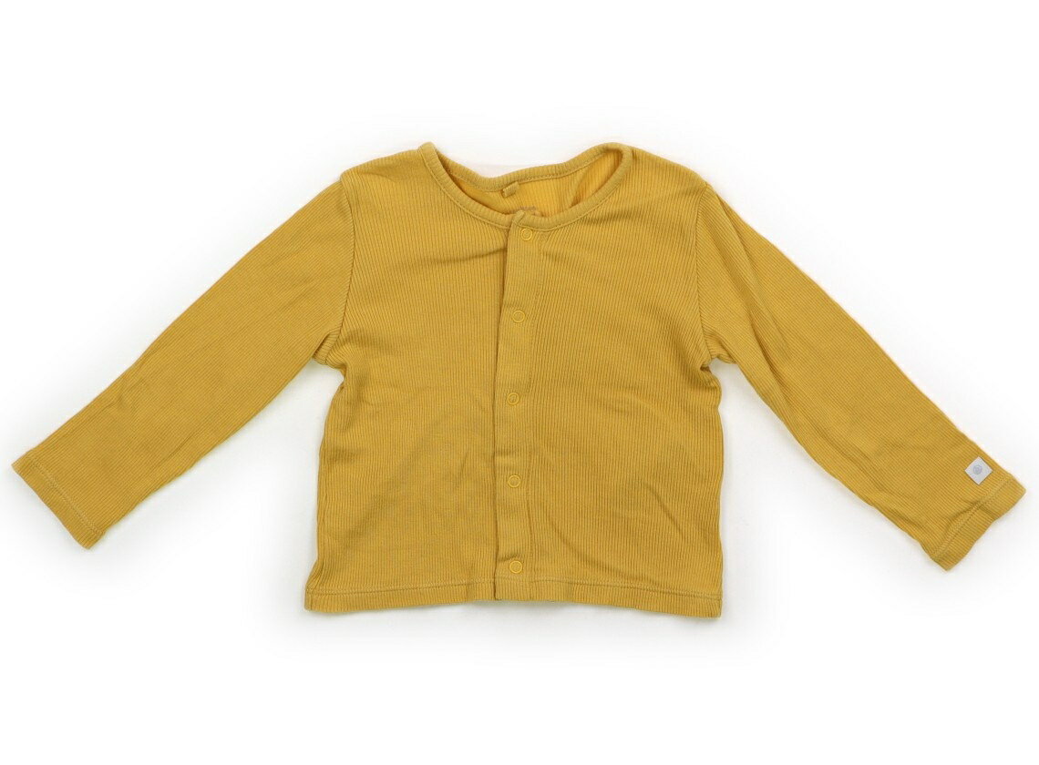 プチバトー PETIT BATEAU カーディガン 80 女の子 イエロー 子供服 ベビー服 キッズ アウトレット ユーズド 【中古】キッズ・ベビー・マタニティ
