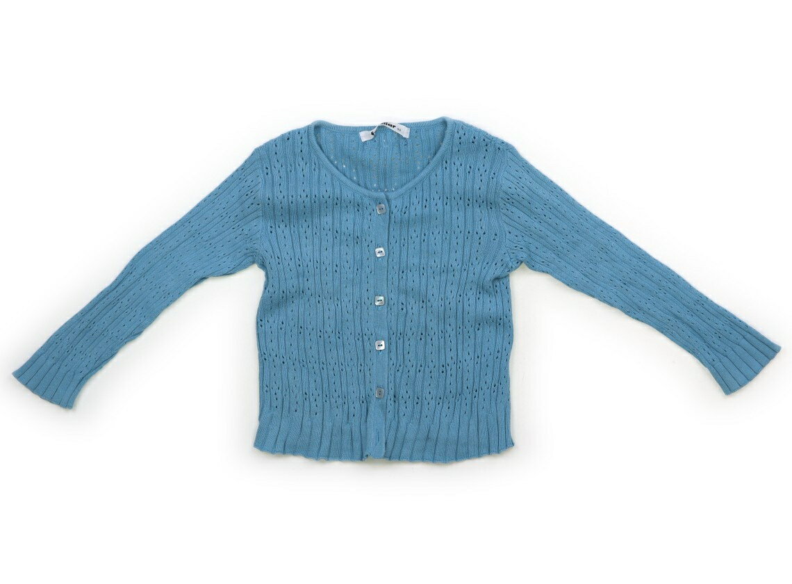 ファミリア familiar カーディガン 90 女の子 サックスブルー 子供服 ベビー服 キッズ アウトレット ユーズド 【中古】キッズ・ベビー・マタニティ