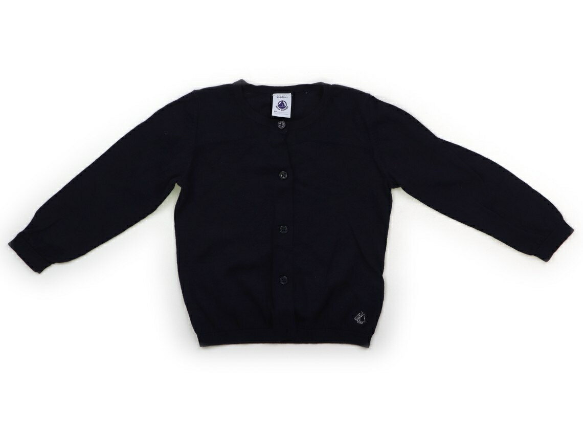 プチバトー PETIT BATEAU カーディガン 80 女の子 ネイビー 子供服 ベビー服 キッズ アウトレット ユーズド 【中古】キッズ・ベビー・マタニティ
