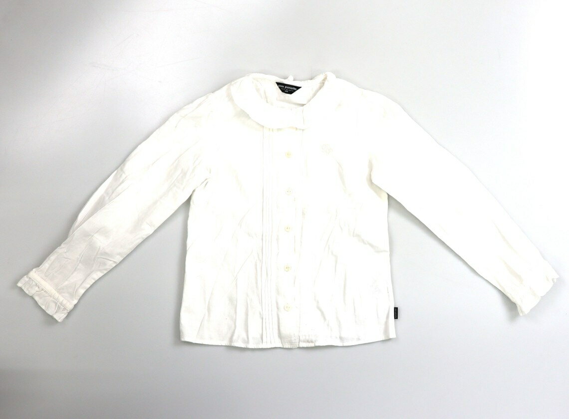 Rakuten - ポンポネット pom ponette Tシャツ・カットソー 130 女の子 オフホワイト 子供服 ベビー服 キッズ アウトレット ユーズド 【中古】キッズ・ベビー・マタニティ