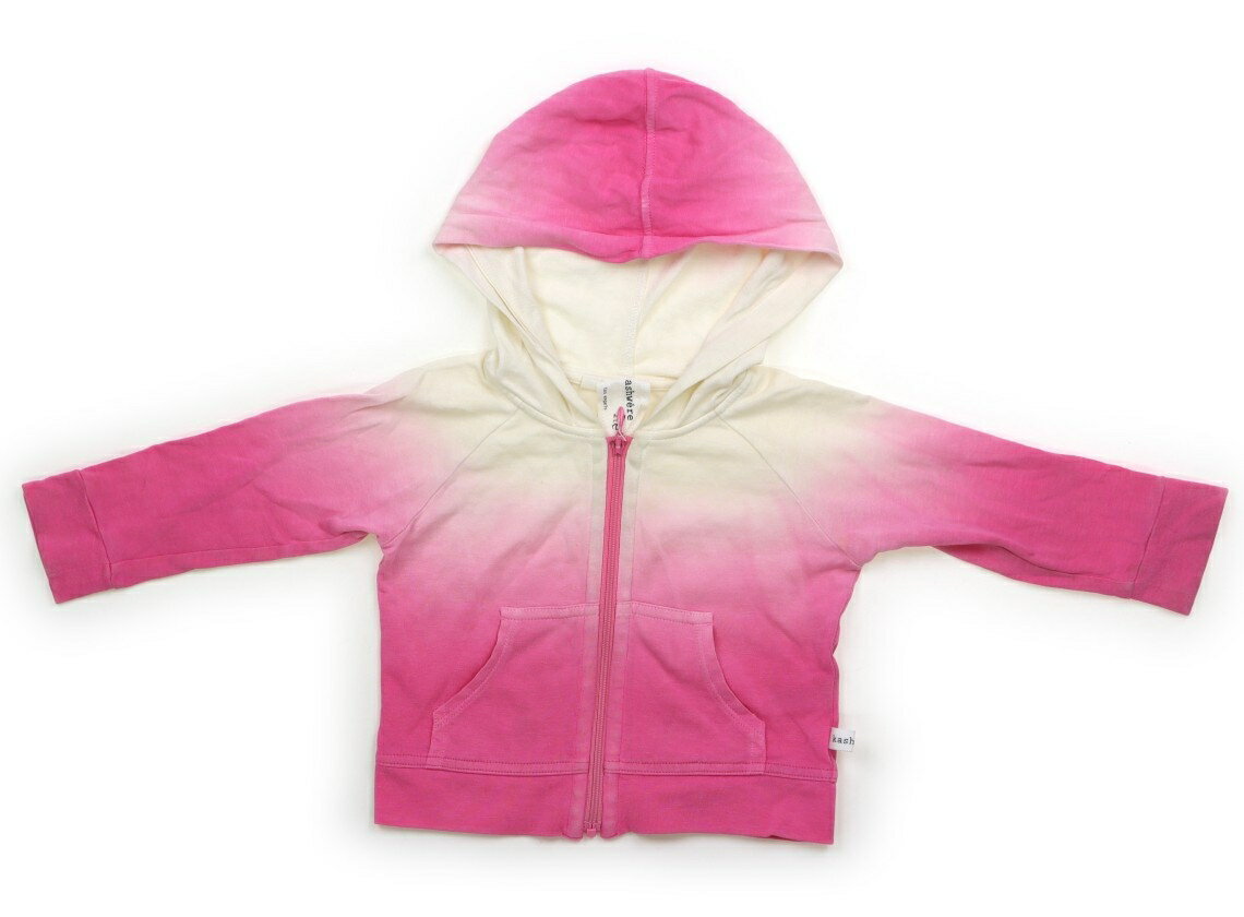 カシウェア Kashwere パーカー 60 女の子 白、ピンク、グラデーション 子供服 ベビー服 キッズ アウトレット ユーズド 【中古】キッズ・ベビー・マタニティ