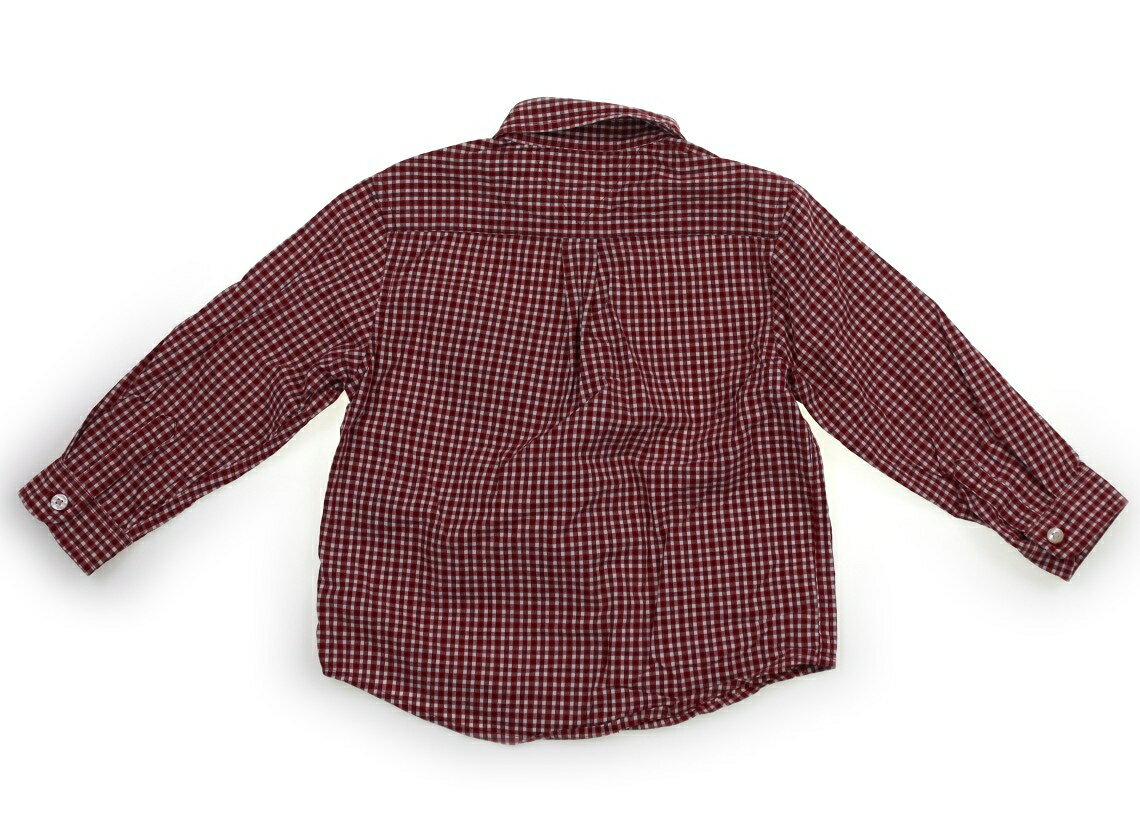 トミーヒルフィガー Tommy Hilfiger シャツ・ブラウス 90 男の子 赤チェック 子供服 ベビー服 キッズ アウトレット ユーズド 【中古】キッズ・ベビー・マタニティ