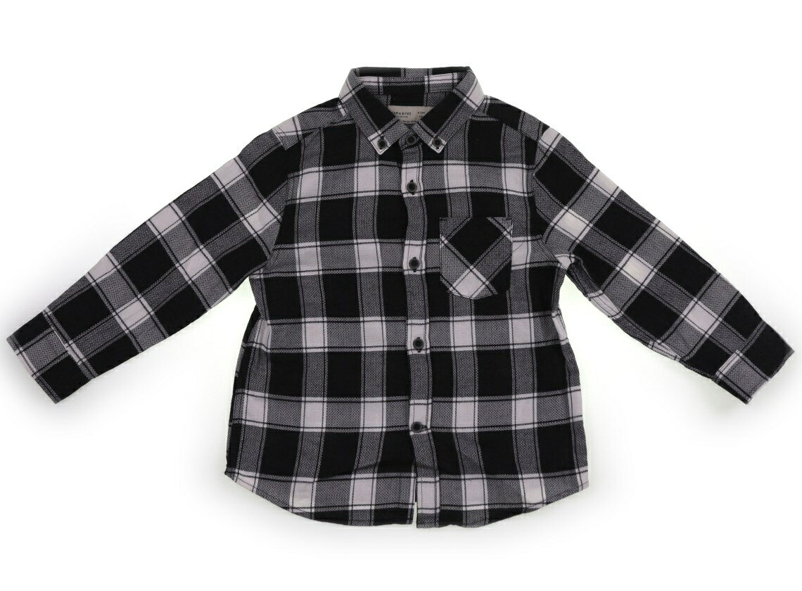 　ブランド 　ZARA(ザラ) 　カテゴリー 　シャツ・ブラウス 　サイズ 　100サイズ 　色 　白、黒 　状態 　★★★ 　記名 　なし 　ジャンル 　Boy 実際のサイズ表記は104cm。色褪せと毛羽立ちがありますがまだお使い頂けそうです。 ＊【状態】【サイズ】に関しての詳しい説明はこちら