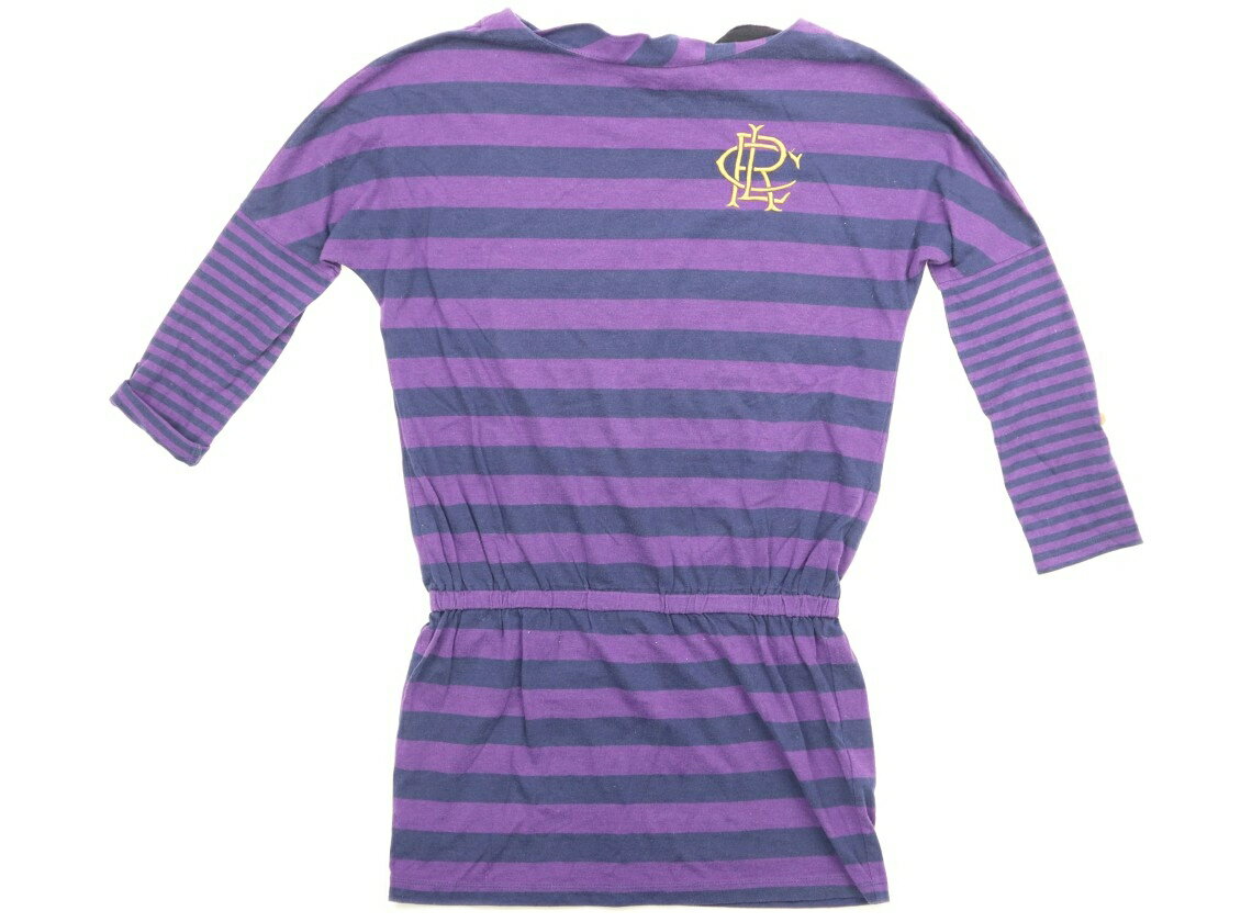 ラルフローレン Ralph Lauren Tシャツ・カットソー 140 女の子 パープル・ネイビー・ボーダー 子供服 ベビー服 キッズ アウトレット ユーズド 【中古】キッズ・ベビー・マタニティ