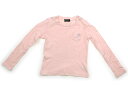 ポンポネット pom ponette Tシャツ・カットソー 140 女の子 ピンク、クリーム 子供服 ベビー服 キッズ アウトレット ユーズド 【中古】キッズ・ベビー・マタニティ