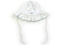 キッシーキッシー kissy kissy 帽子 Hat/Cap 女の子 白、水色ステッチ 子供服 ベビー服 キッズ アウトレット ユーズド 【中古】キッズ・ベビ...