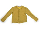 コンビミニ Combimini カーディガン 110 男の子 スモーキーイエロー 子供服 ベビー服 キッズ アウトレット ユーズド 【中古】キッズ・ベビー・マタ...