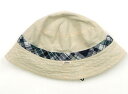 ミキハウス miki HOUSE 帽子 Hat/Cap 男の子 ベージュ、チェック/紺緑チェック 子供服 ベビー服 キッズ アウトレット ユーズド 【中古】キッ...