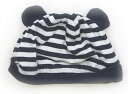 べべ BeBe 帽子 Hat/Cap 男の子 紺白ボーダー、耳 子供服 ベビー服 キッズ アウトレット ユーズド 【中古】キッズ・ベビー・マタニティ