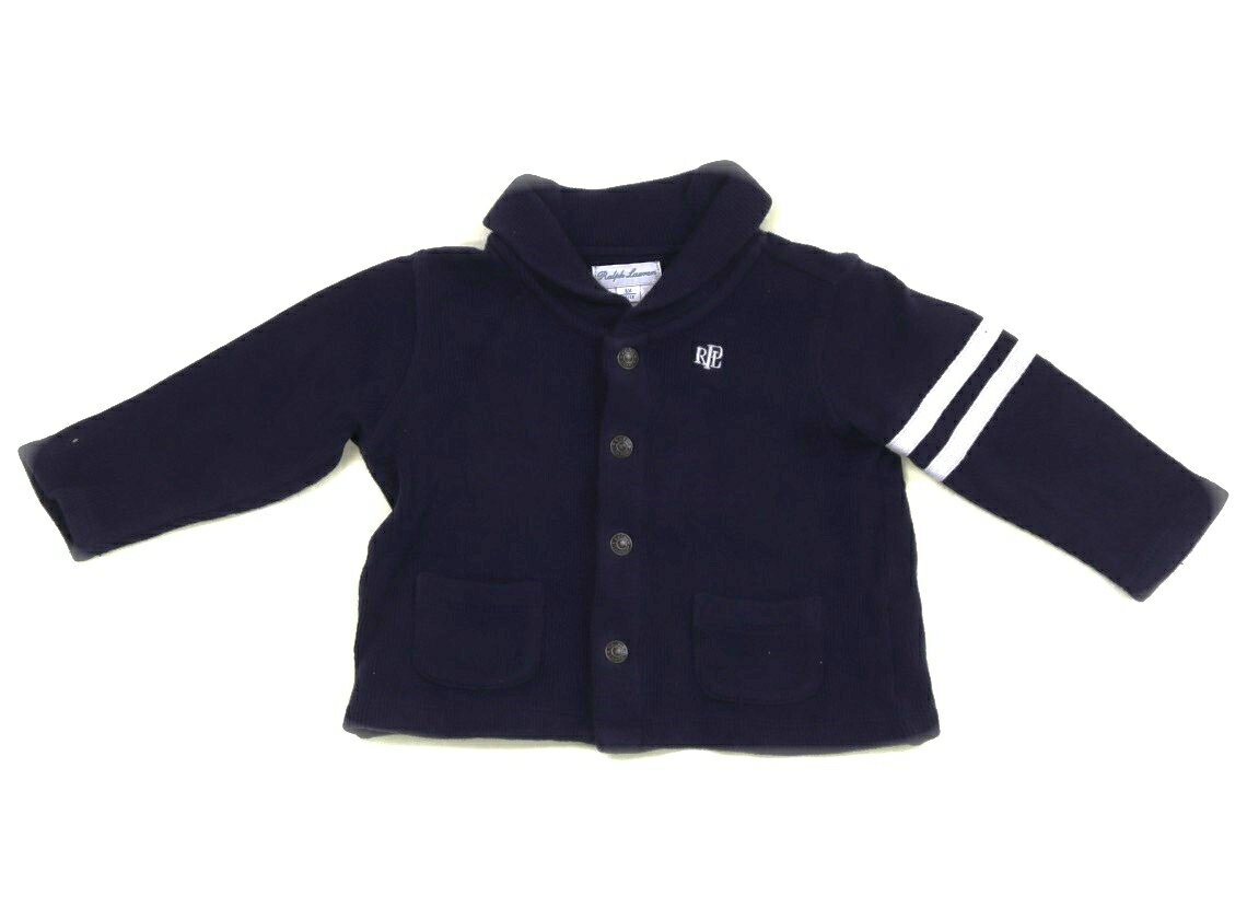 ラルフローレン Ralph Lauren カーディガン 60 男の子 ネイビー 子供服 ベビー服 キッズ アウトレット ユーズド 【中古】キッズ・ベビー・マタニティ