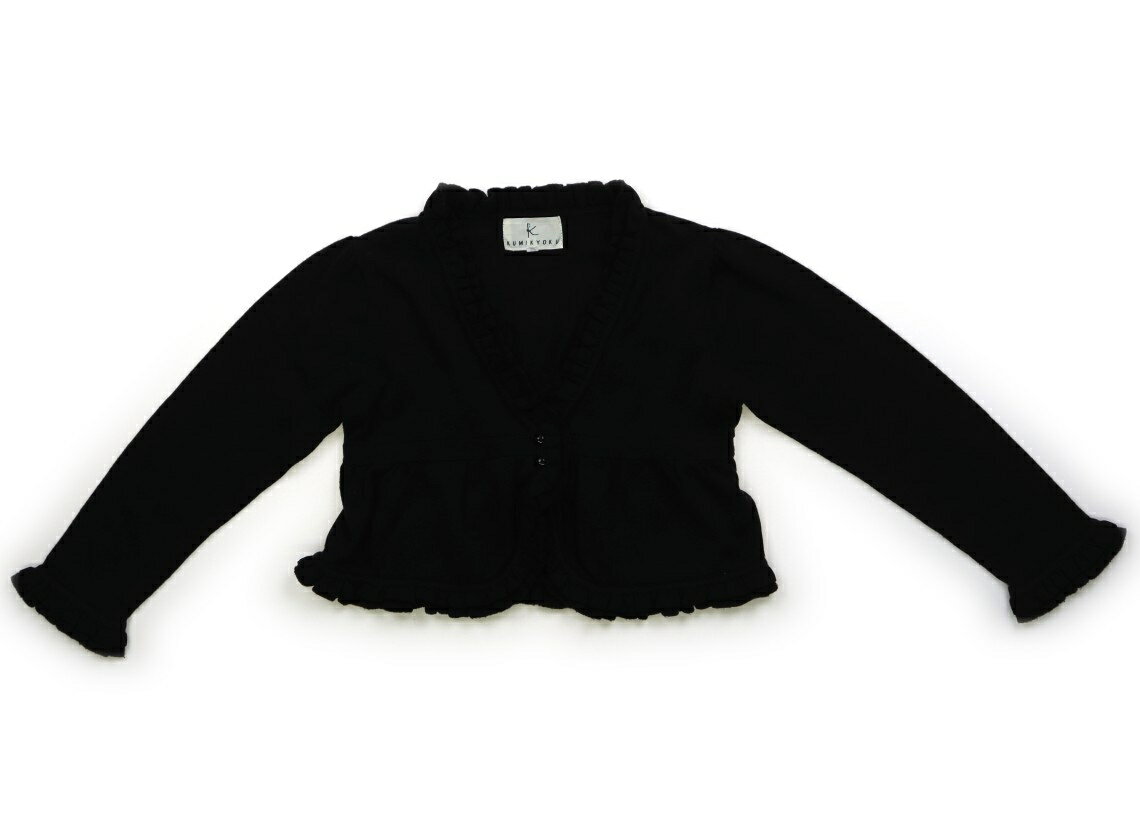 組曲 Kumikyoku カーディガン 120 女の子 黒 子供服 ベビー服 キッズ アウトレット ユーズド 【中古】..