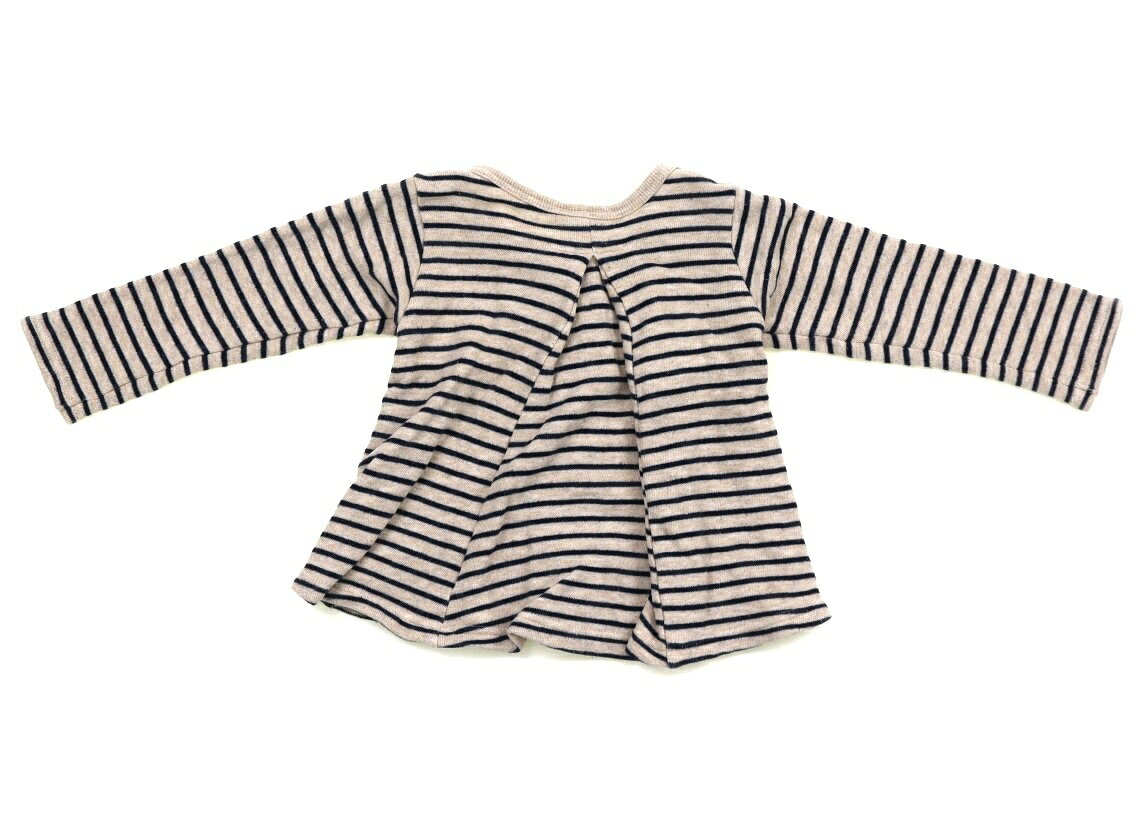 FOキッズ F.O.KIDS カーディガン 90 女の子 杢ベージュ・ブルー・ボーダー 子供服 ...