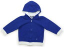 プチバトー PETIT BATEAU パーカー 80 男の子 ブルー・オフ 子供服 ベビー服 キッズ アウトレット ユーズド 【中古】キッズ・ベビー・マタニティ