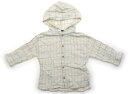 ザラ ZARA パーカー 80 男の子 ベージュ・サックス 子供服 ベビー服 キッズ アウトレット ユーズド 【中古】キッズ・ベビー・マタニティ