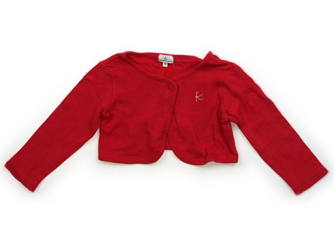 組曲 Kumikyoku カーディガン 90 女の子 ローズレッド 子供服 ベビー服 キッズ アウトレット ユーズド 【中古】キッズ・ベビー・マタニティ