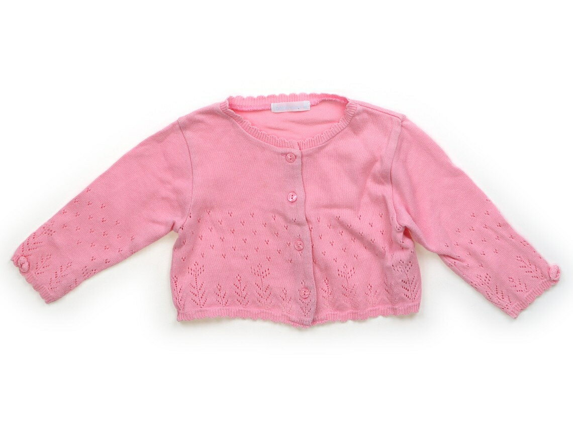 Rakuten - べべ BeBe カーディガン 80 女の子 ピンク 子供服 ベビー服 キッズ アウトレット ユーズド 【中古】キッズ・ベビー・マタニティ