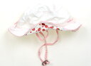 ミキハウス miki HOUSE 帽子 Hat/Cap 女の子 白、ピンク、イチゴ柄 子供服 ベビー服 キッズ アウトレット ユーズド 【中古】キッズ・ベビー・...