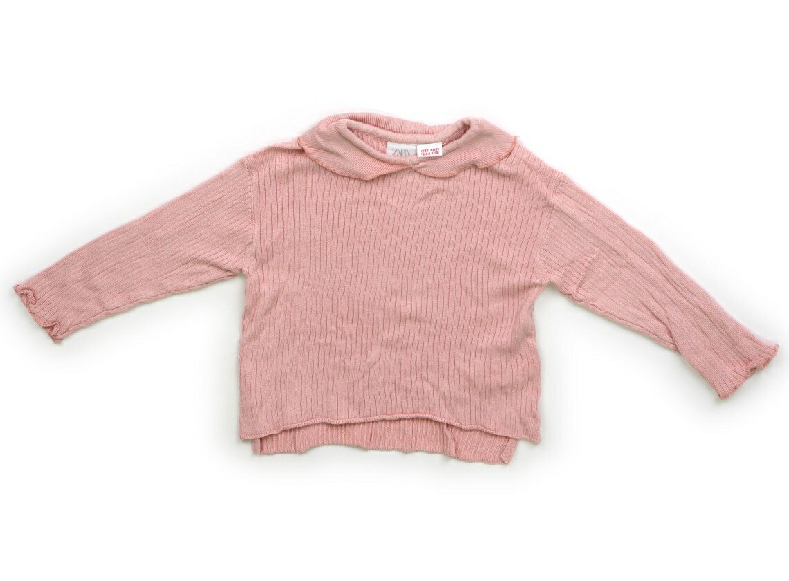 　ブランド 　ZARA(ザラ) 　カテゴリー 　ニット・セーター 　サイズ 　90サイズ 　色 　ピンク 　状態 　★★★ 　記名 　なし 　ジャンル 　Girl レーヨン・コットン素材のリブニット地。実際のサイズ表記は、92cm。やや毛羽立ちがあります。 ＊【状態】【サイズ】に関しての詳しい説明はこちら