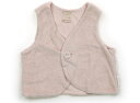 プティマイン petit main ベビーベスト 60 女の子 ピンクベージュ 子供服 ベビー服 キッズ アウトレット ユーズド 【中古】キッズ・ベビー・マタニ...