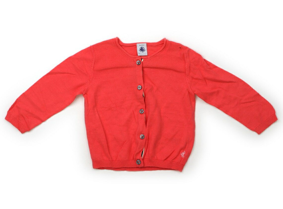 プチバトー PETIT BATEAU カーディガン 80 女の子 ストロベリーピンク 子供服 ベビー服 キッズ アウトレット ユーズド 【中古】キッズ・ベビー・マタニティ