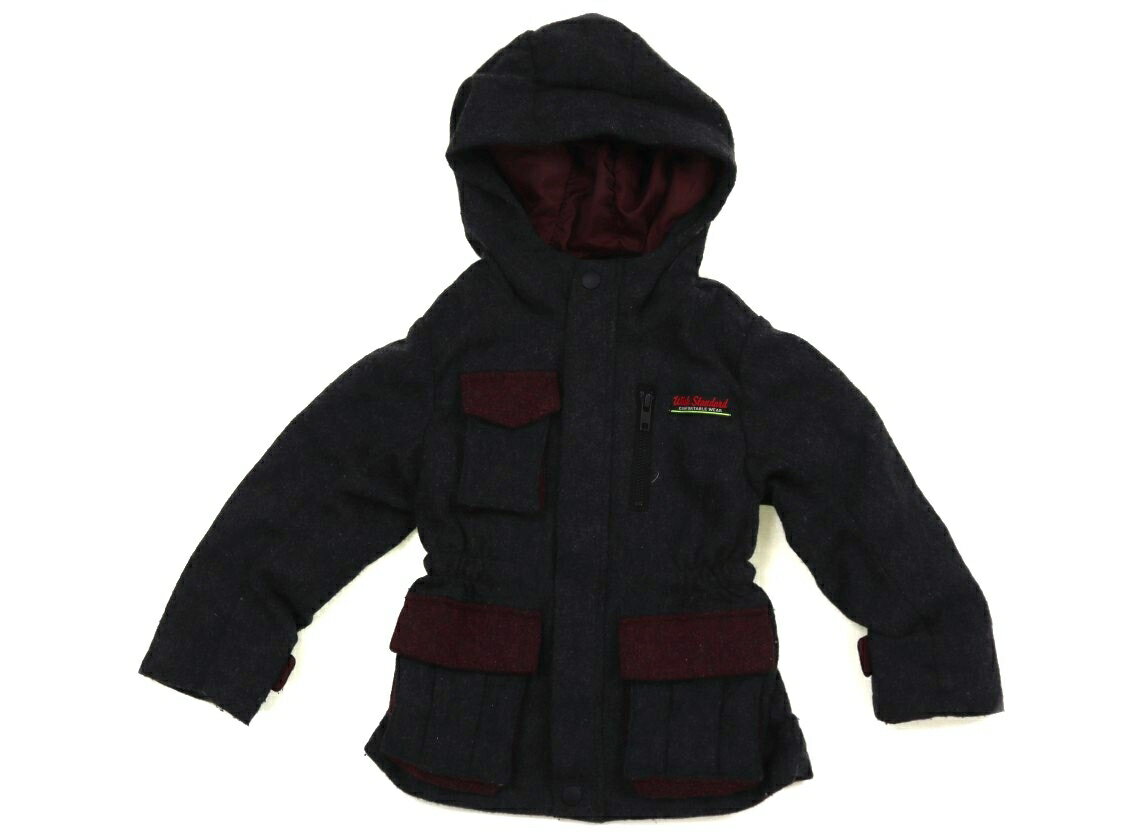ワスク WASK コート・ジャンパー 100 男の子 グレー 子供服 ベビー服 キッズ アウトレット ユーズド 【中古】キッズ・ベビー・マタニティ
