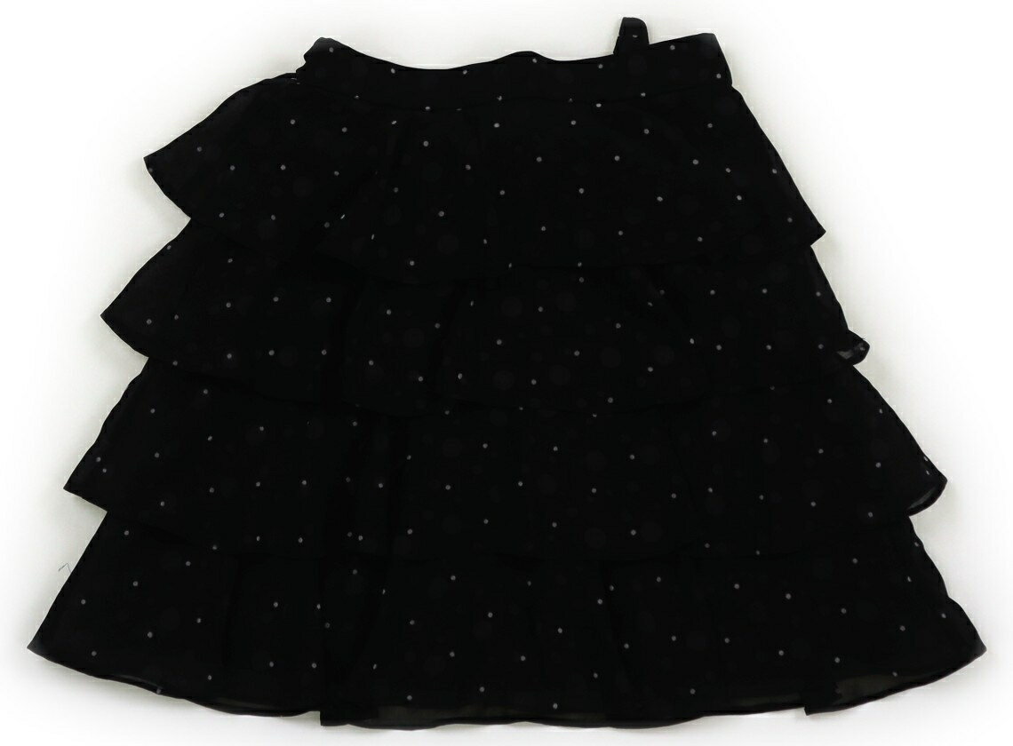 べべ BeBe スカート 120 女の子 黒、水玉、白 子供服 ベビー服 キッズ アウトレット ユーズド 【中古】キッズ・ベビー・マタニティ
